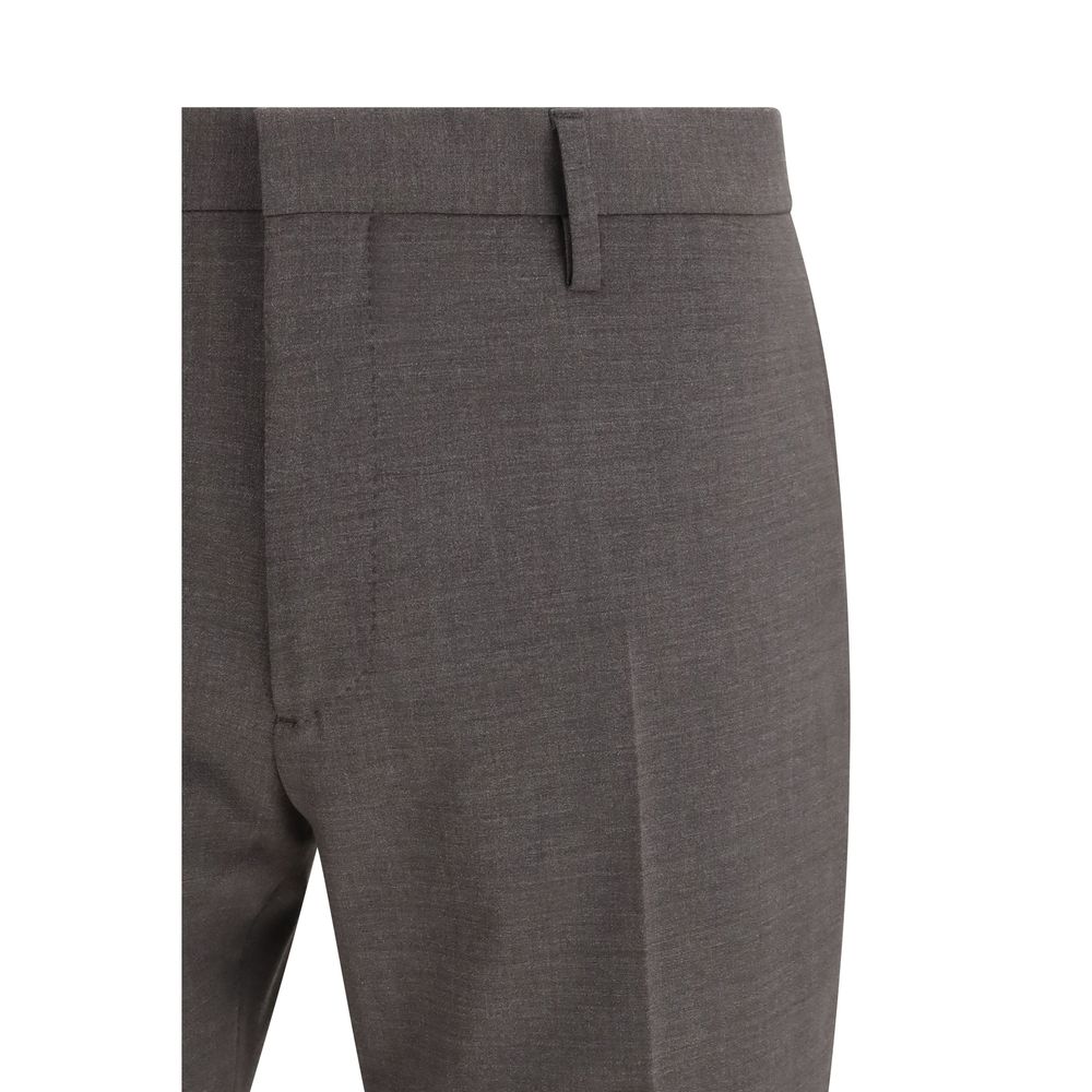 Dsquared² Gray Fleece Wool Two-Piece Suit Dsquared²