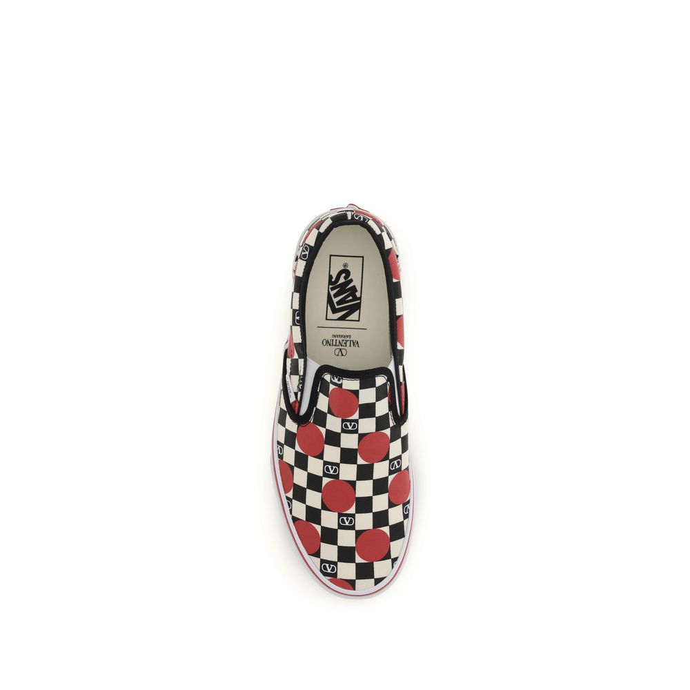 Valentino Garavani Multicolor Cotton Low Top Sneakers Valentino Garavani