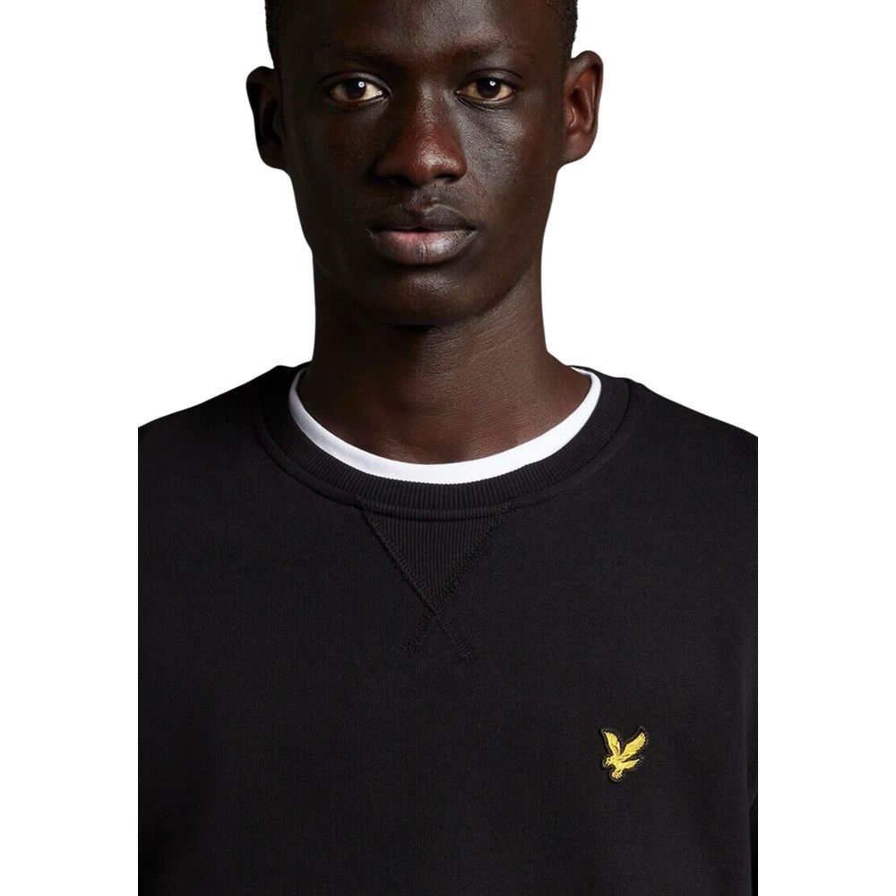 Lyle & Scott Black Cotton Sweatshirt Lyle & Scott