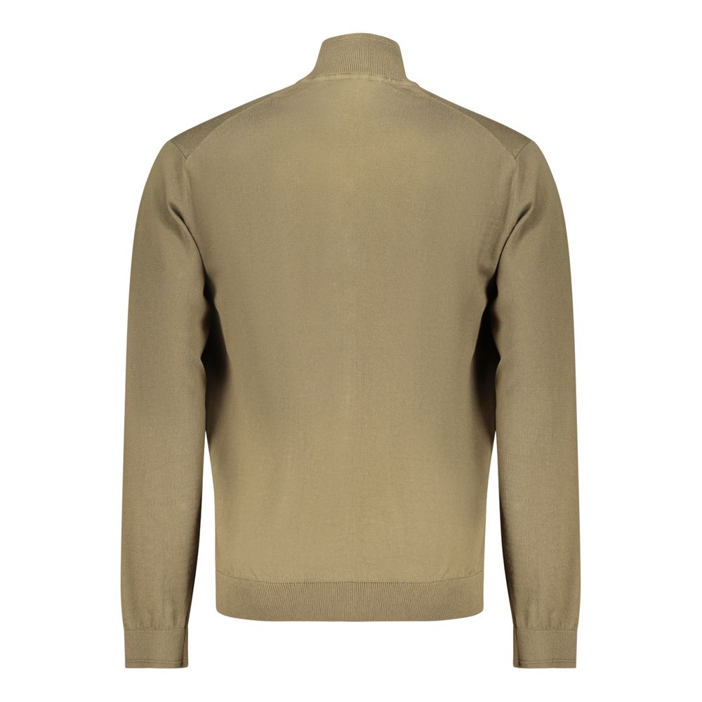 Napapijri Verde Cotton Men Cardigan Napapijri