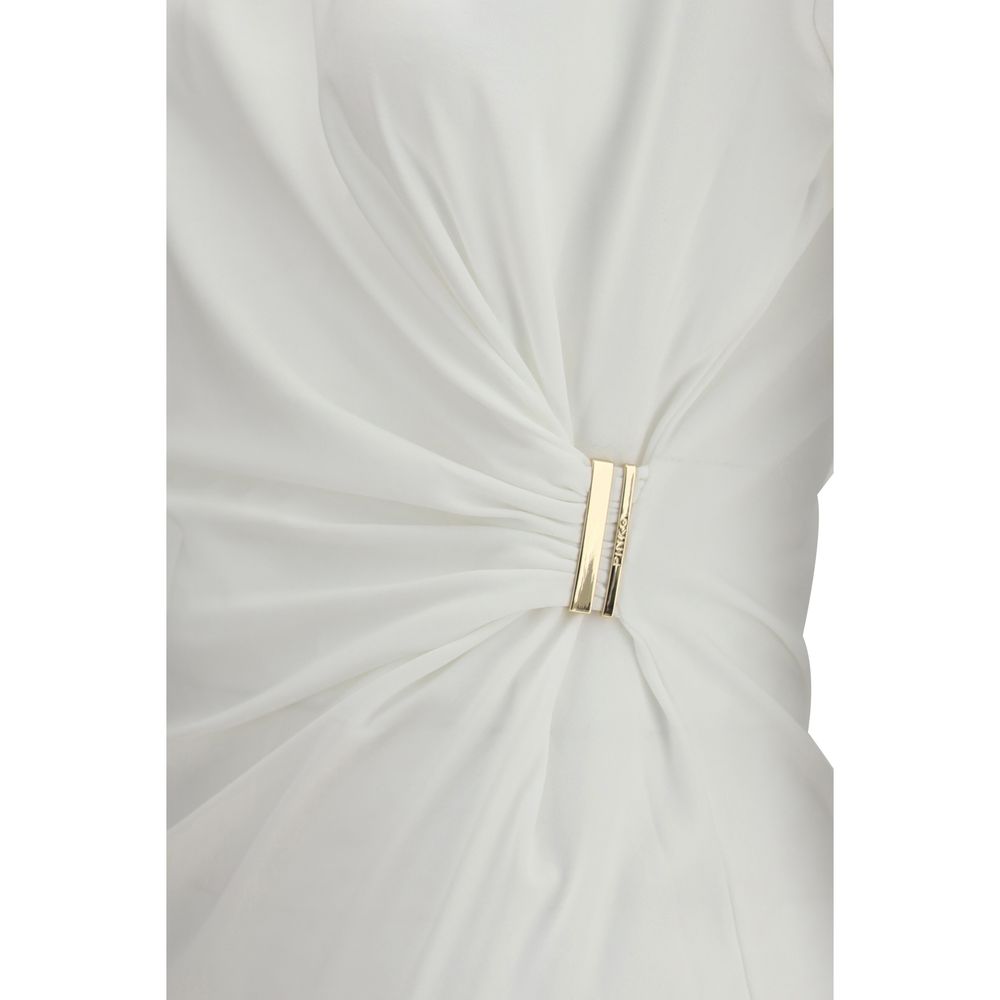PINKO White Cotton T-Shirt PINKO