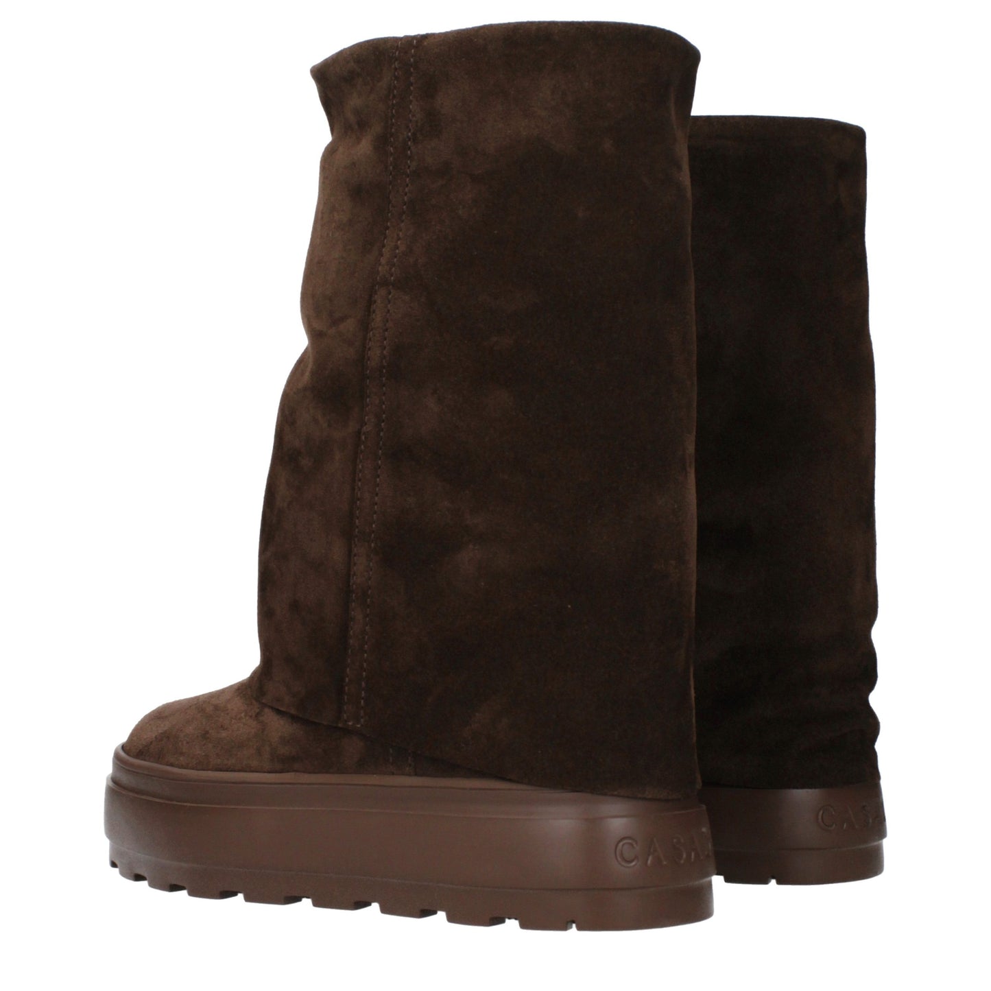 Casadei Brown Leather Ankle Boots Casadei