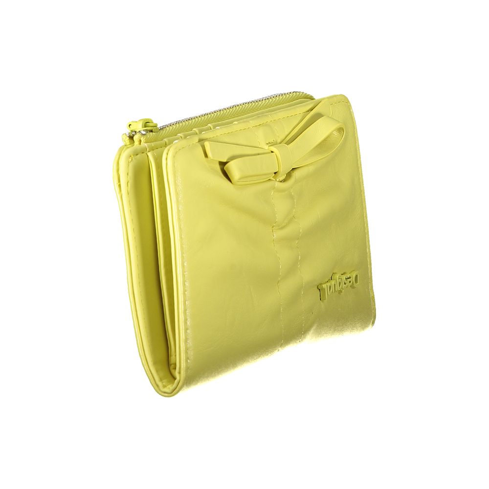 Desigual Giallo Polyurethane Women Wallet Desigual