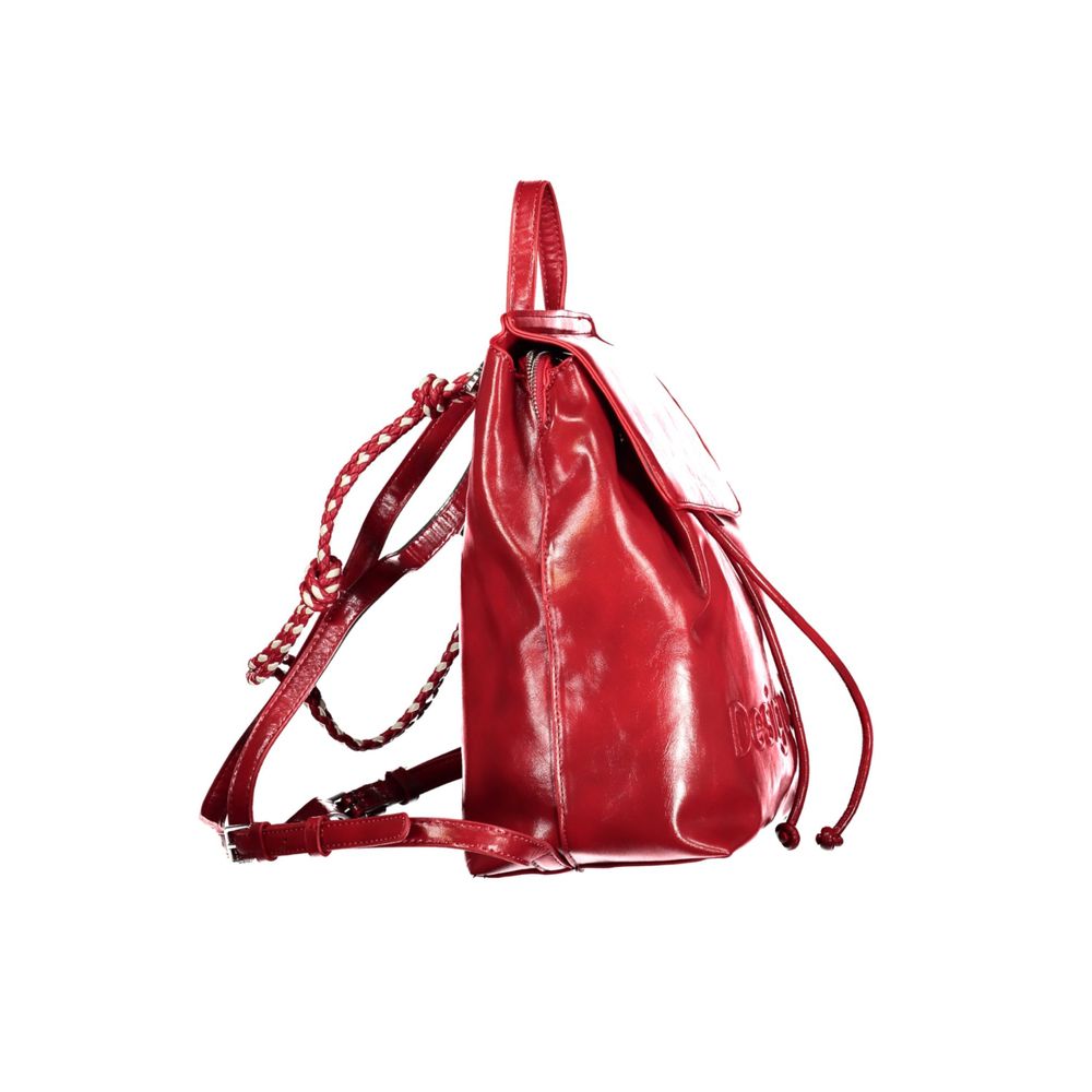 Desigual Red Polyurethane Women's Mini Backpack Desigual