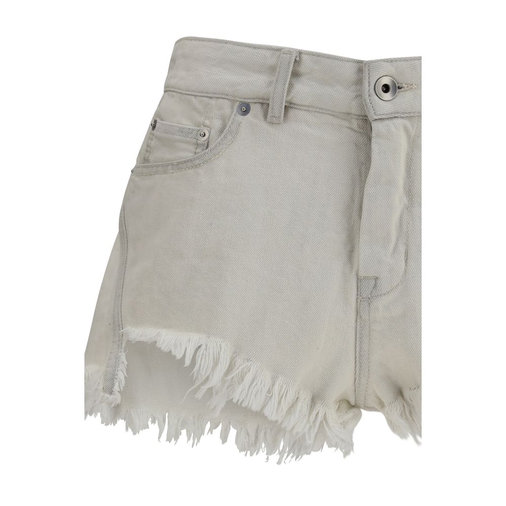Rick Owens Beige Cotton Bermuda Shorts Rick Owens