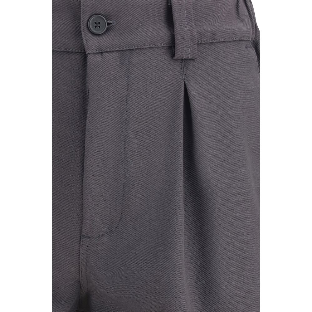 GR10K Gray Cotton Bermuda Shorts GR10K