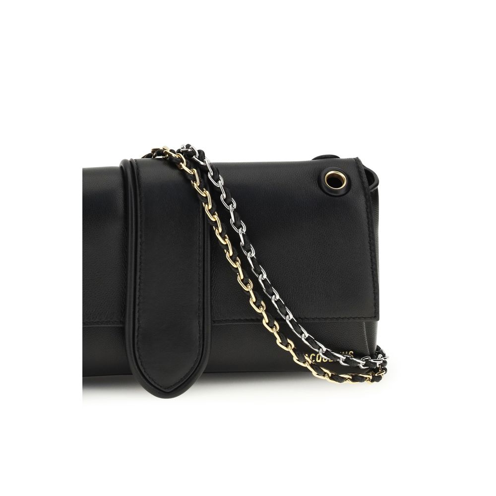 Jacquemus Black Lamb Ovis Aries Aries Shoulder Bag Jacquemus