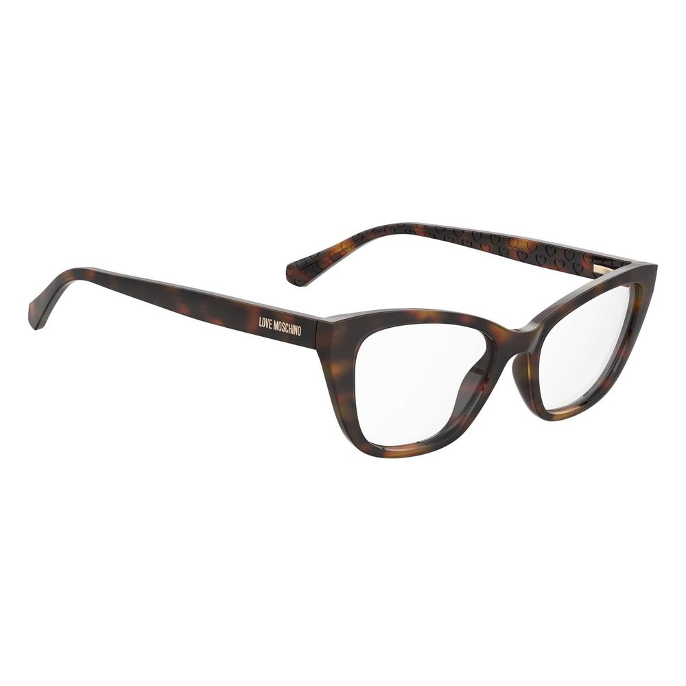 Love Moschino Brown Cellulose Propionate Glasses Frames Love Moschino