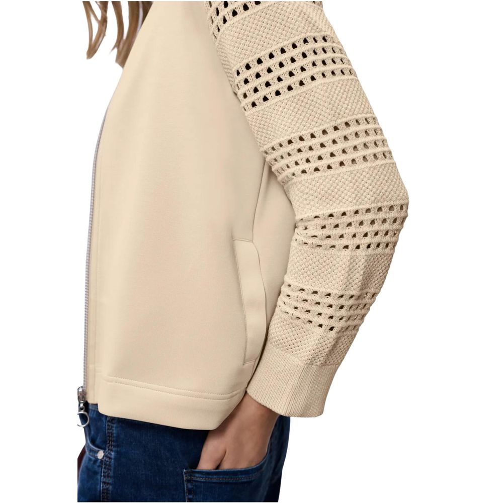 Street One Beige Modal Sweatshirt Street One