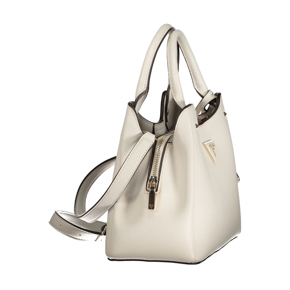 Guess Jeans Grigio Poliuretano Womens Handbag Guess Jeans