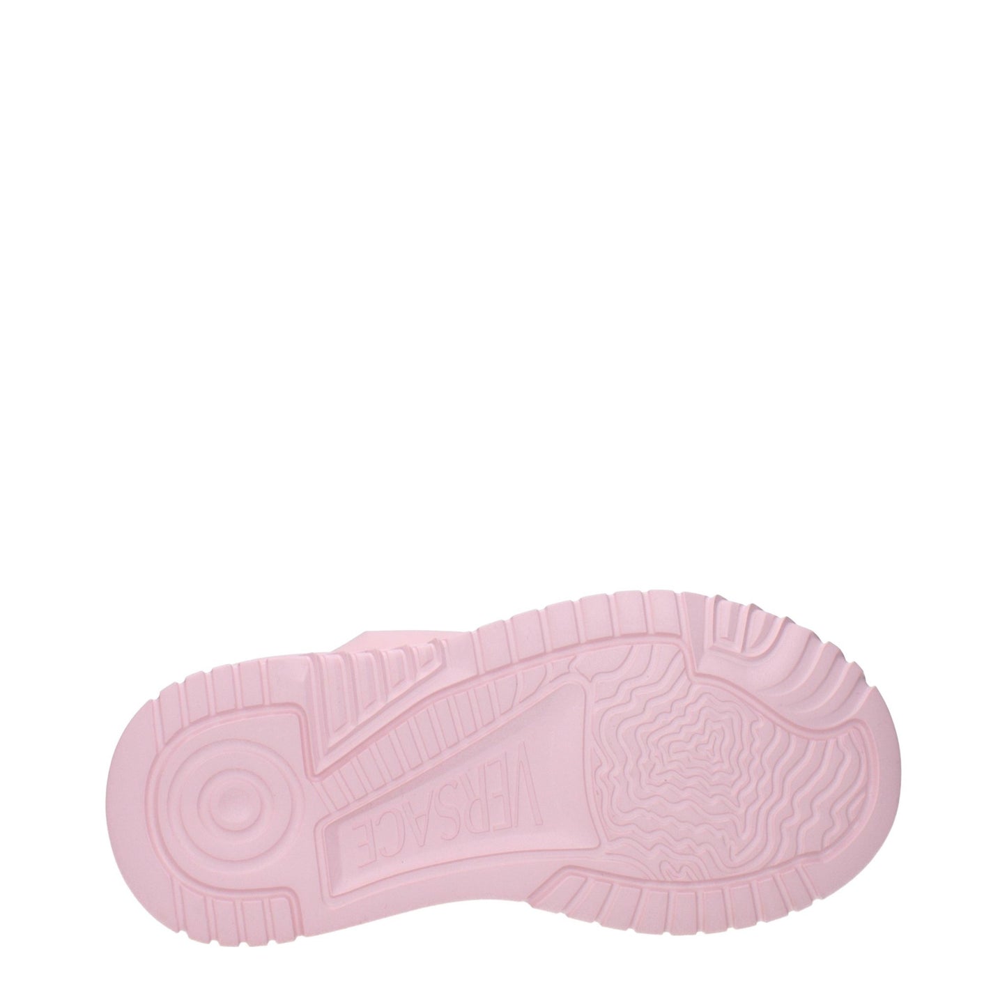 Versace Pink Leather Chunky Sneakers Versace