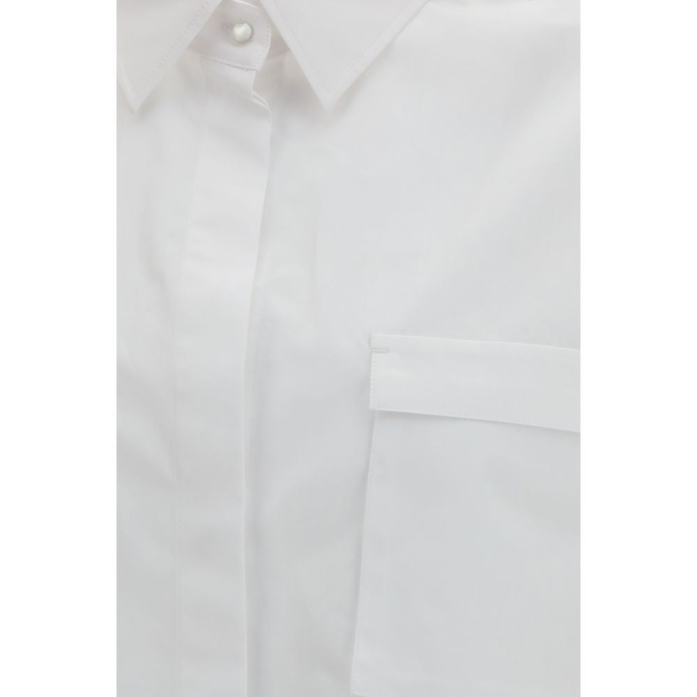 Max Mara White Cotton Shirt Max Mara
