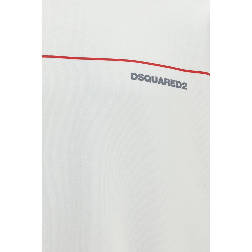 Dsquared² White Cotton Sweatshirt Dsquared²
