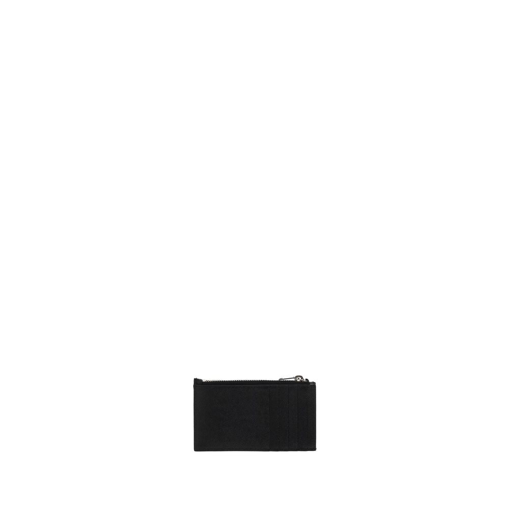 Saint Laurent Black Calf Leather Bos Taurus Wallet Saint Laurent