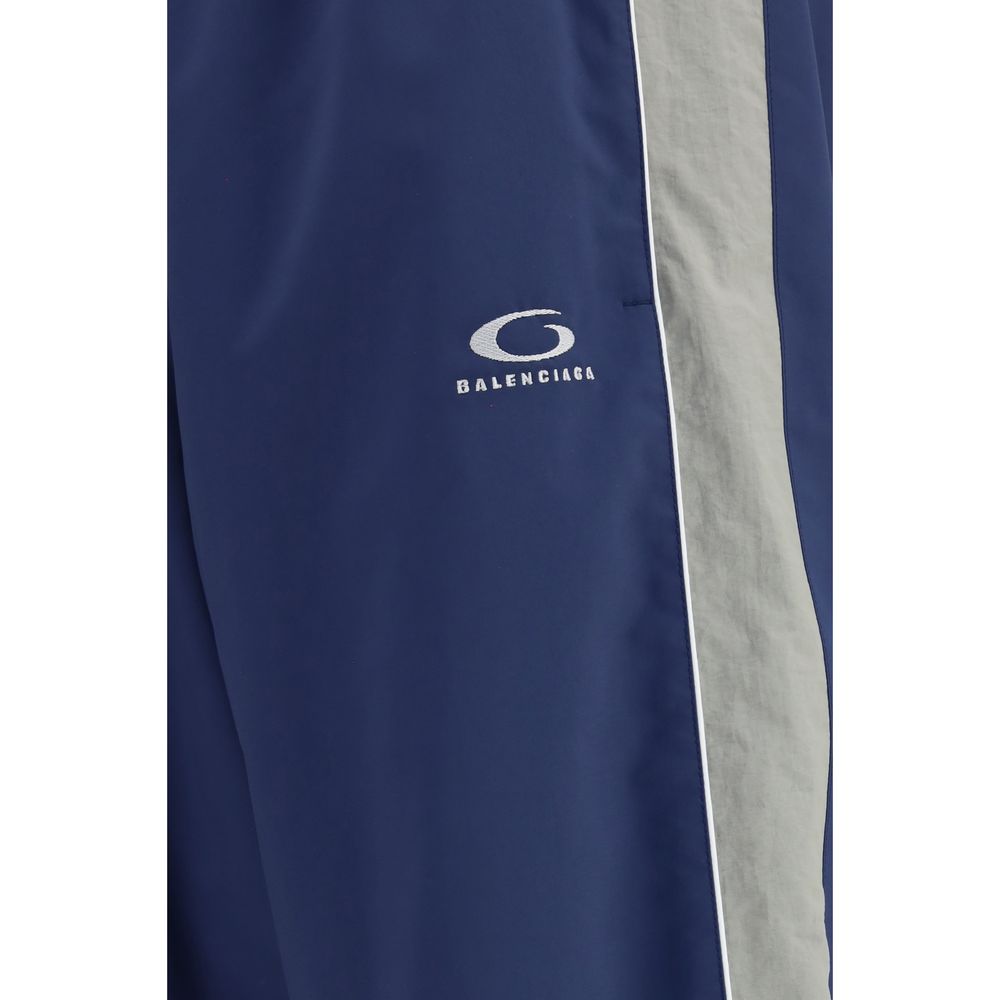 Balenciaga Blue Polyester Joggers Workout Pants Balenciaga