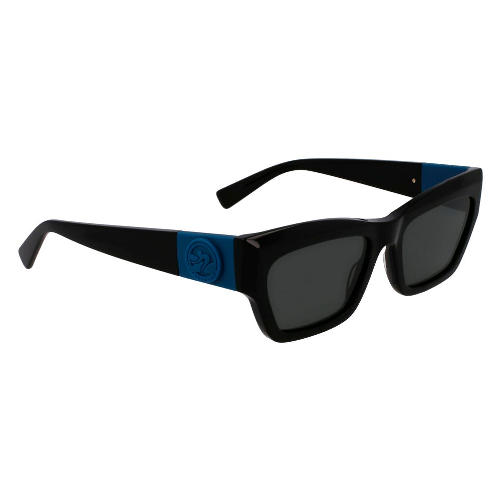 Longchamp Black Acetate Sunglasses Longchamp