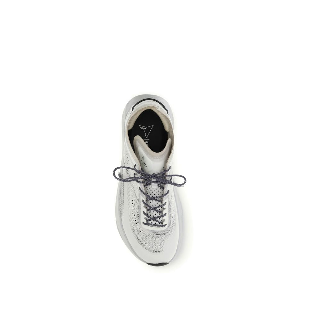 ROA White Fabric Athletic Sneakers ROA