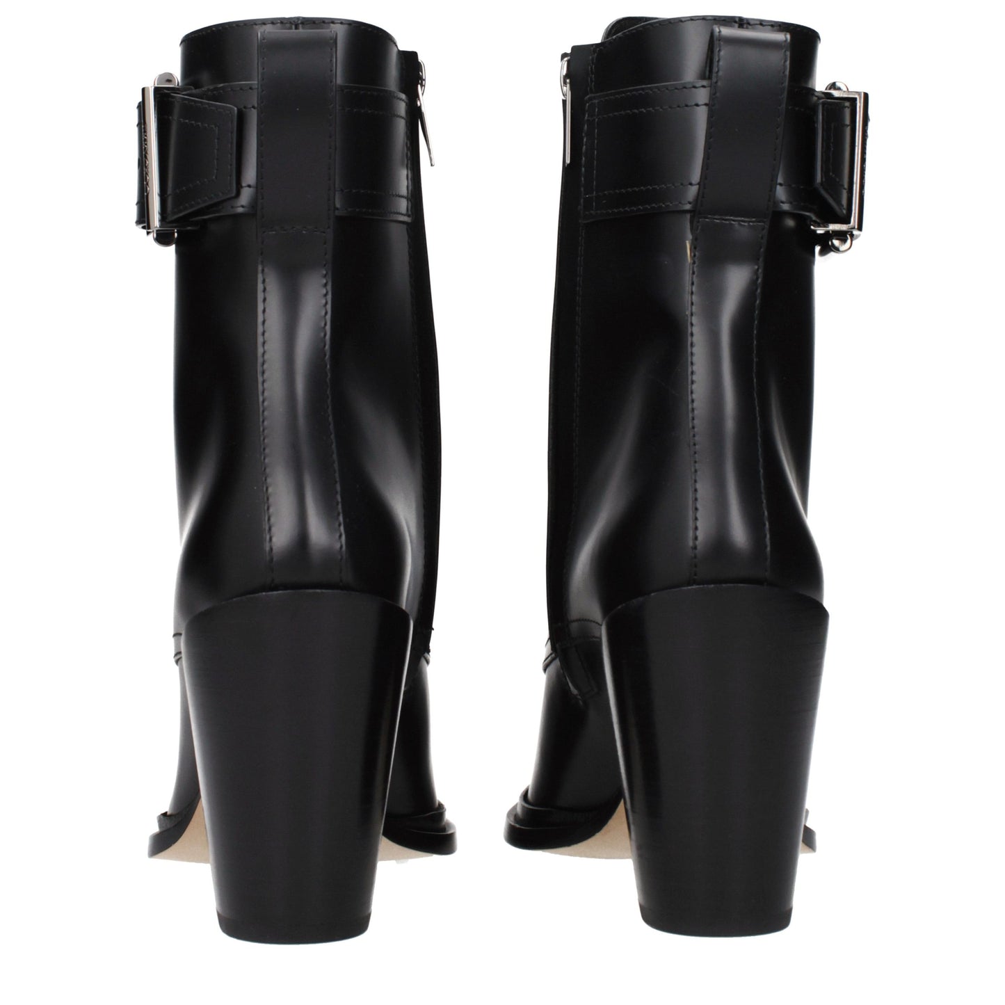 Jimmy Choo Black Leather Ankle Boots Jimmy Choo