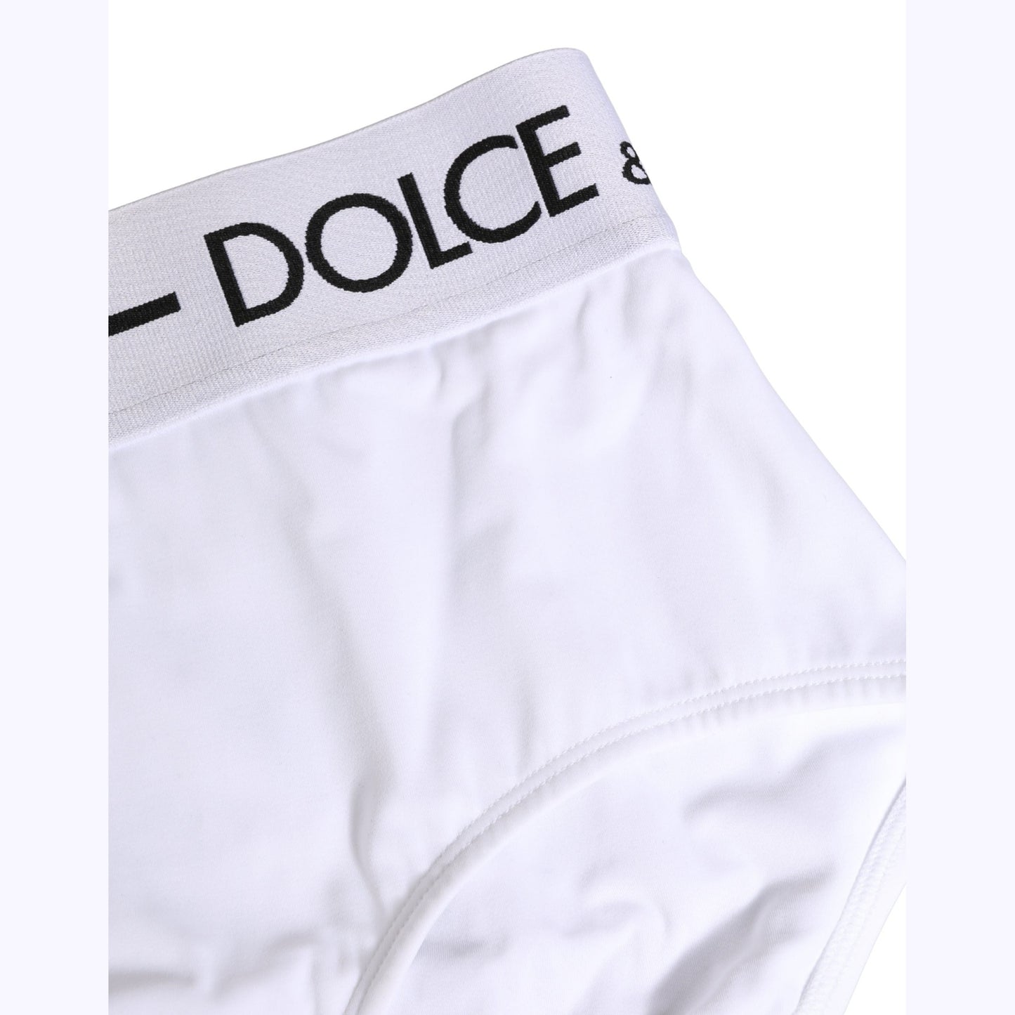 Dolce & Gabbana White Nylon Logo Waistband Panty Underwear Dolce & Gabbana