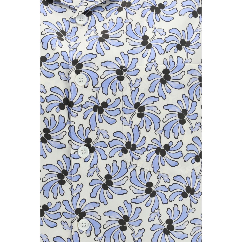 Prada Multicolor Cotton Pattern Shirt Prada