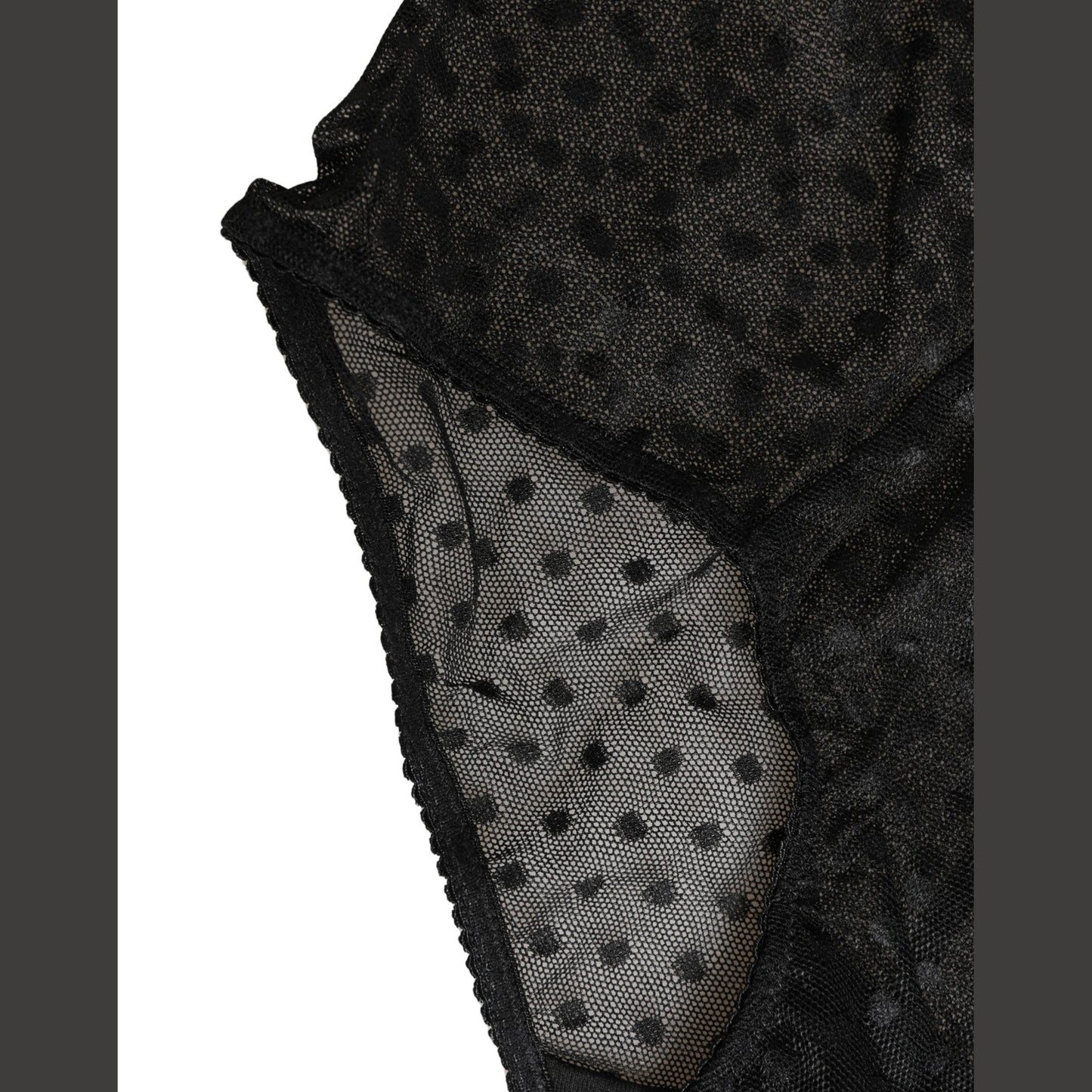Dolce & Gabbana Black Logo Girdle High Waist Panty Underwear