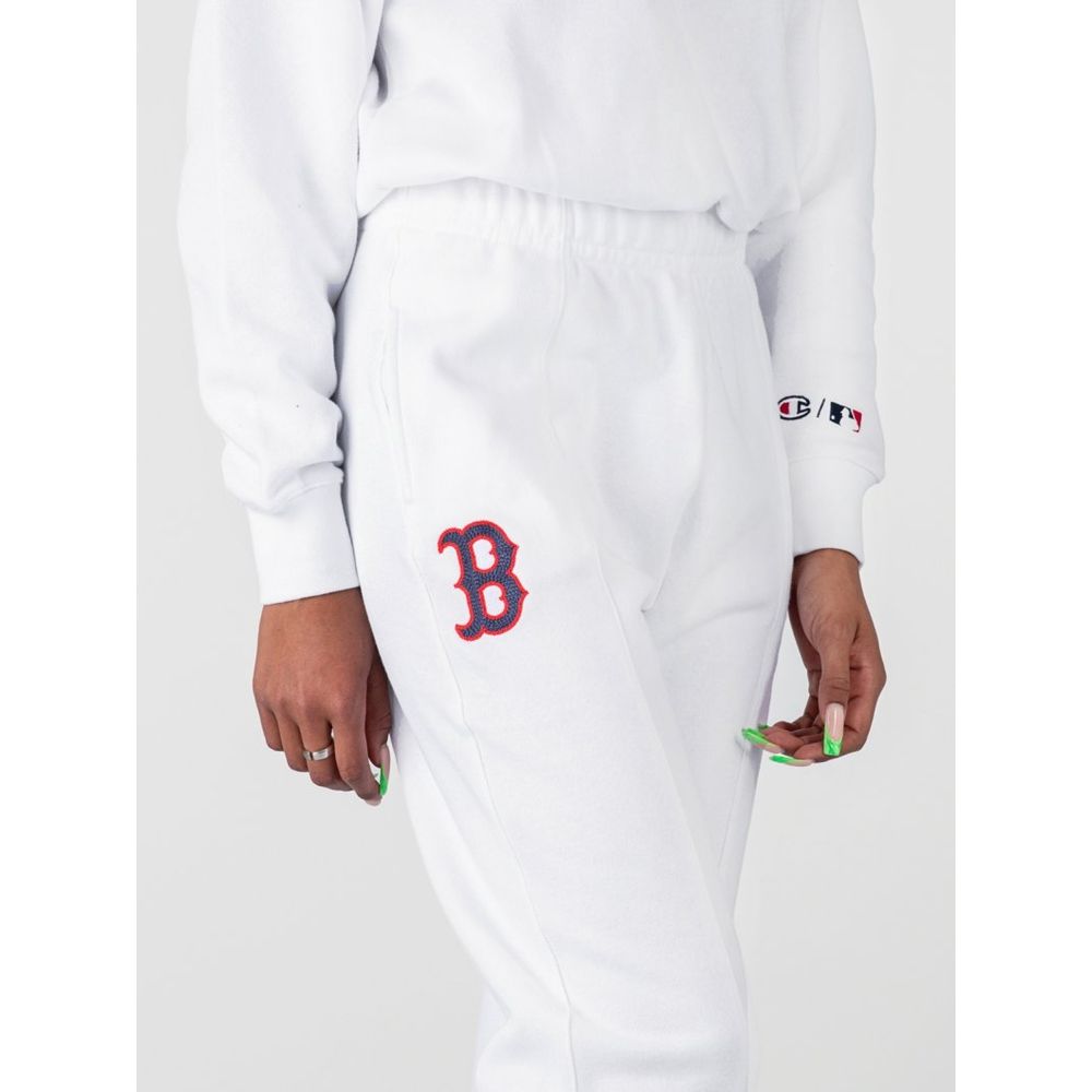 Champion White Cotton Joggers Workout Pants