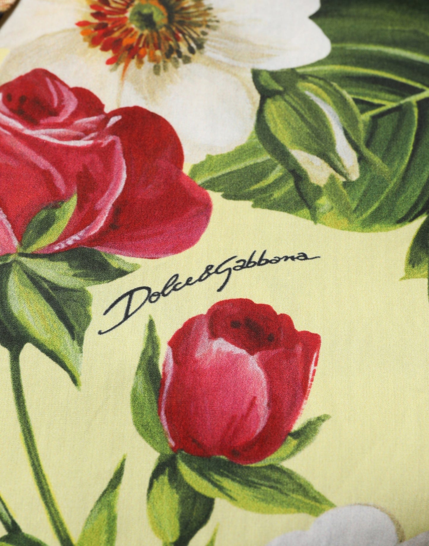 Dolce & Gabbana Multicolor Floral Animal Print Collared Shirt Dolce & Gabbana