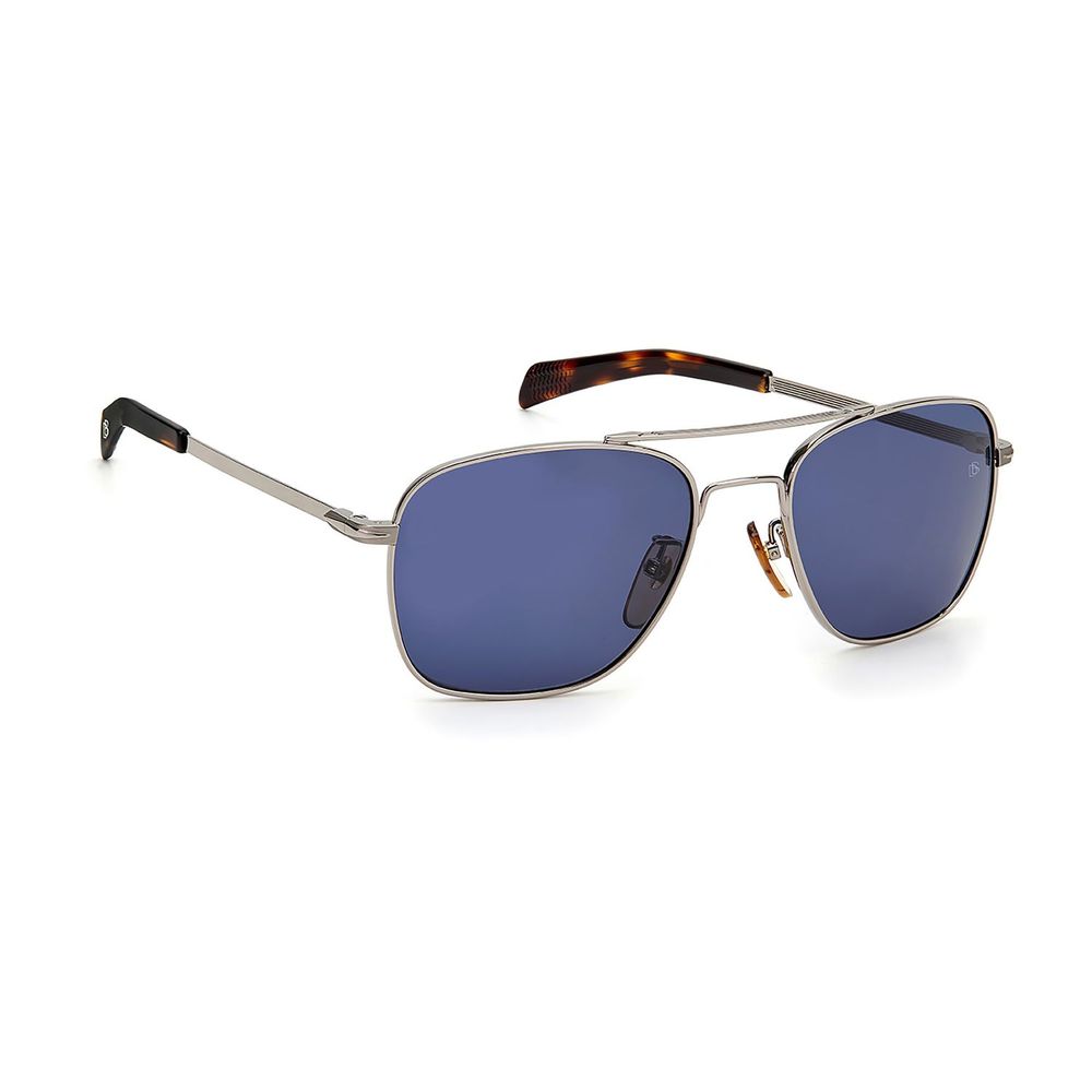 David Beckham Gray Metal Sunglasses David Beckham