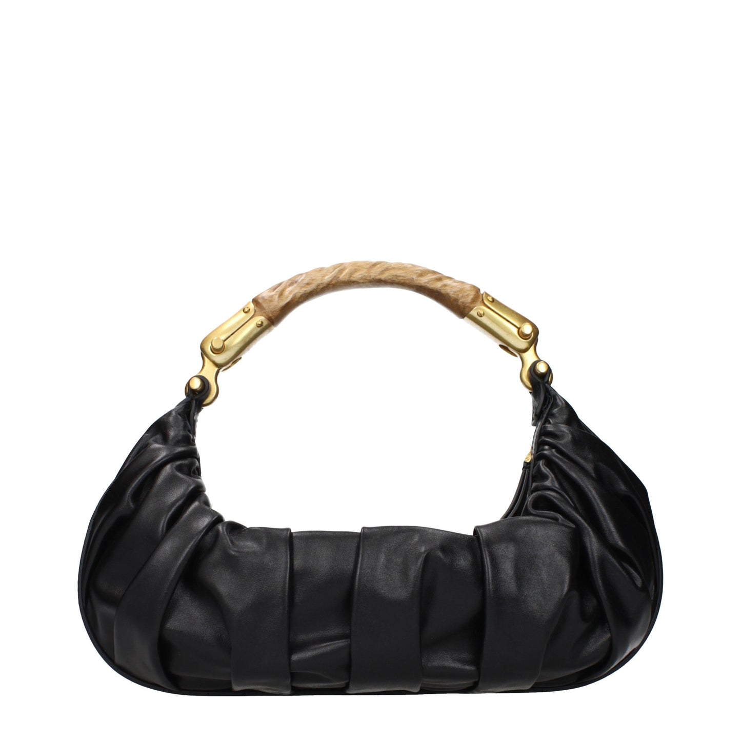 Balmain Black Leather Handbag Balmain