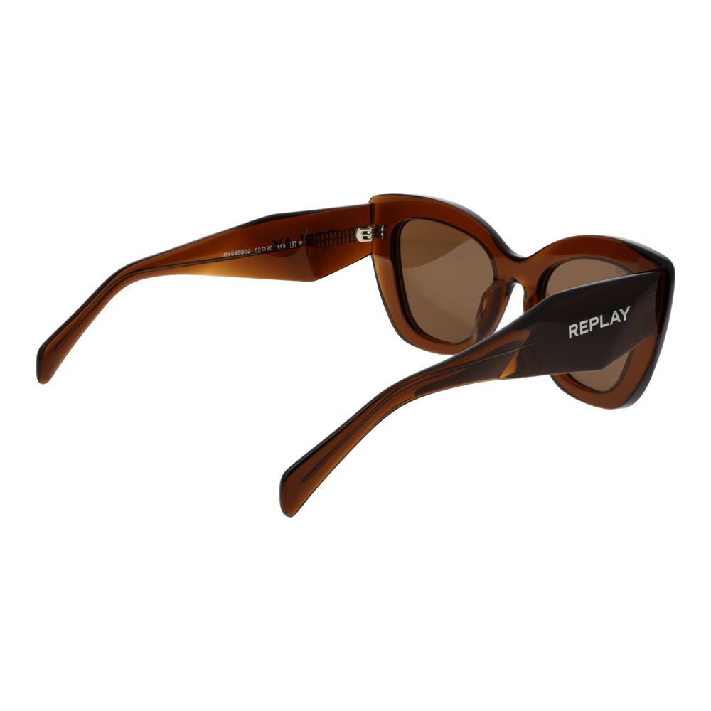 Replay Brown Acetate Sunglasses Replay