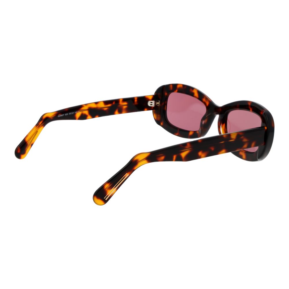 GCDS Brown Plastic Sunglasses GCDS