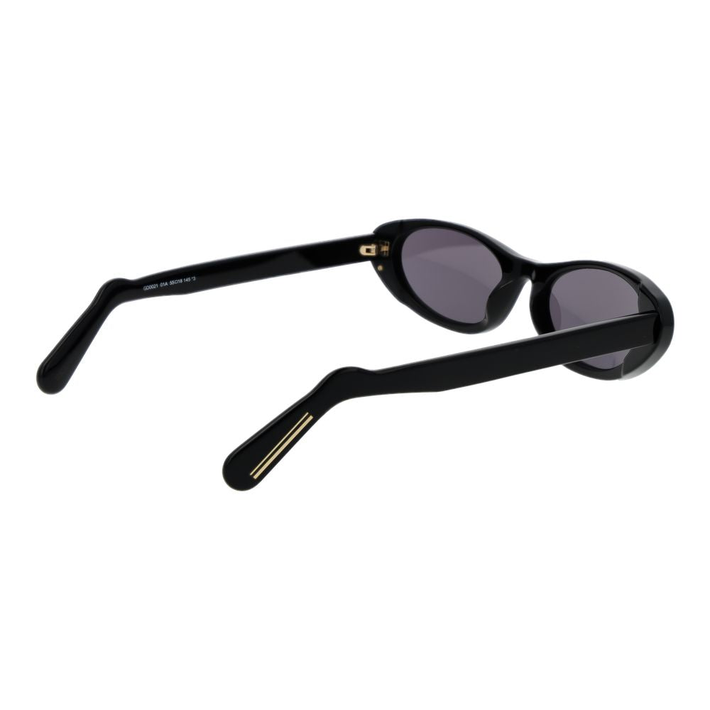 GCDS Black Plastic Sunglasses GCDS