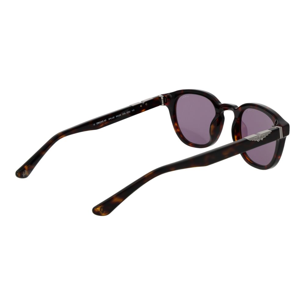 Police Brown Cellulose Acetate Sunglasses Police