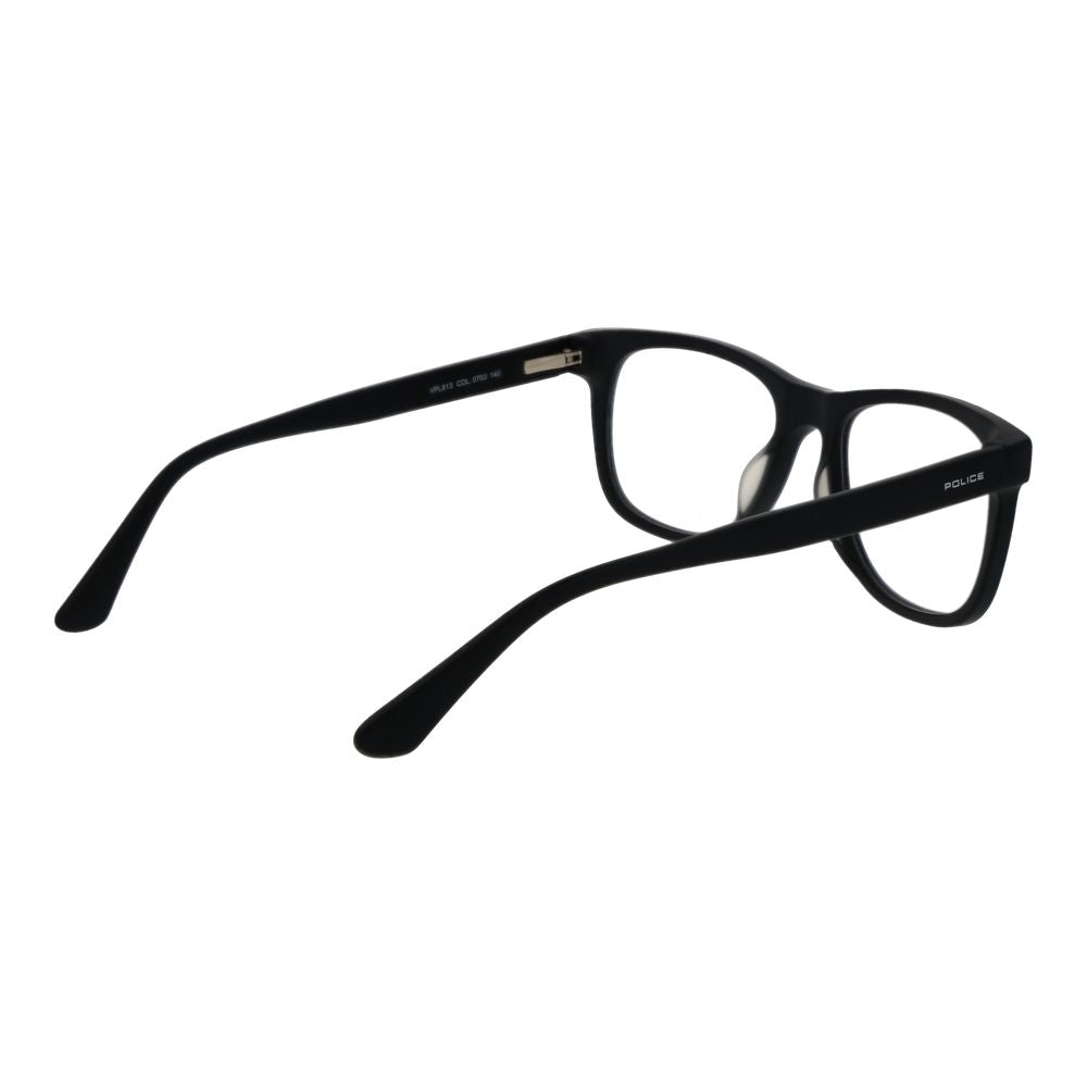 Police Black Cellulose Acetate Glasses Frames