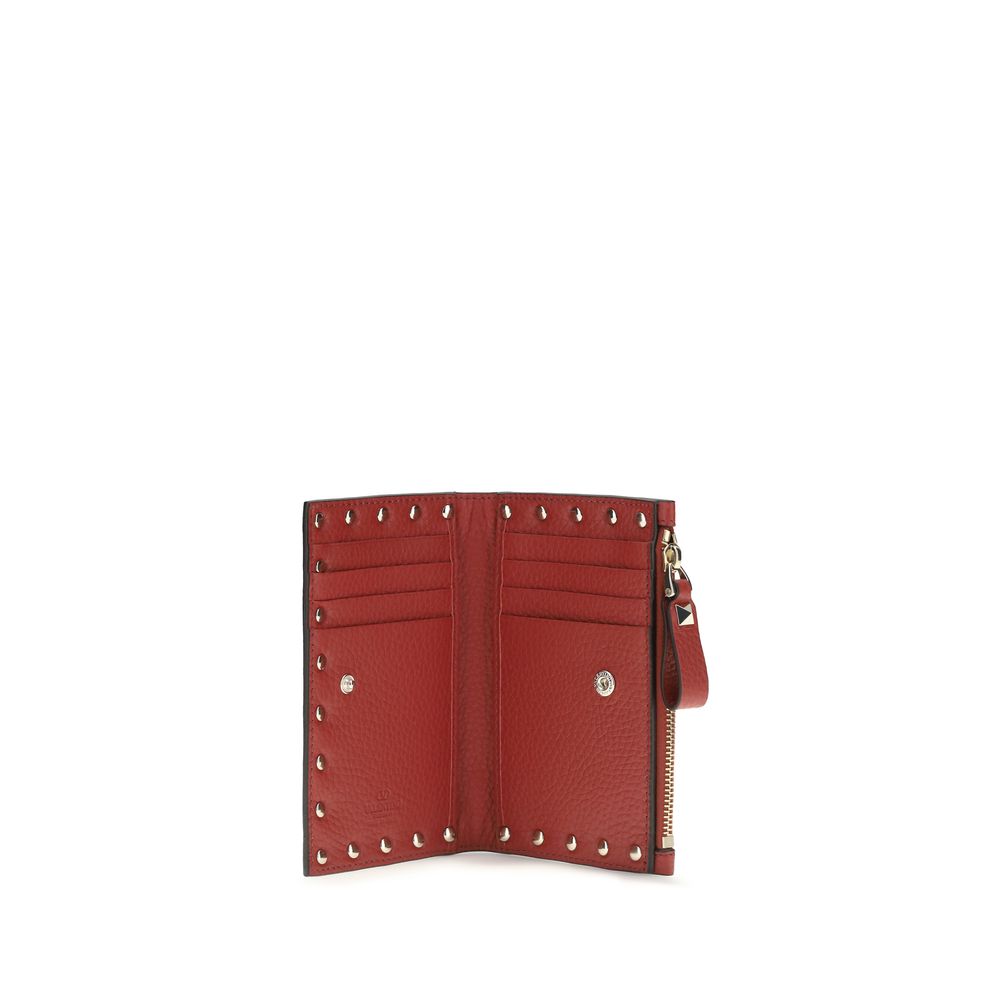 Valentino Garavani Multicolor Calf Leather Bos Taurus Wallet Valentino Garavani