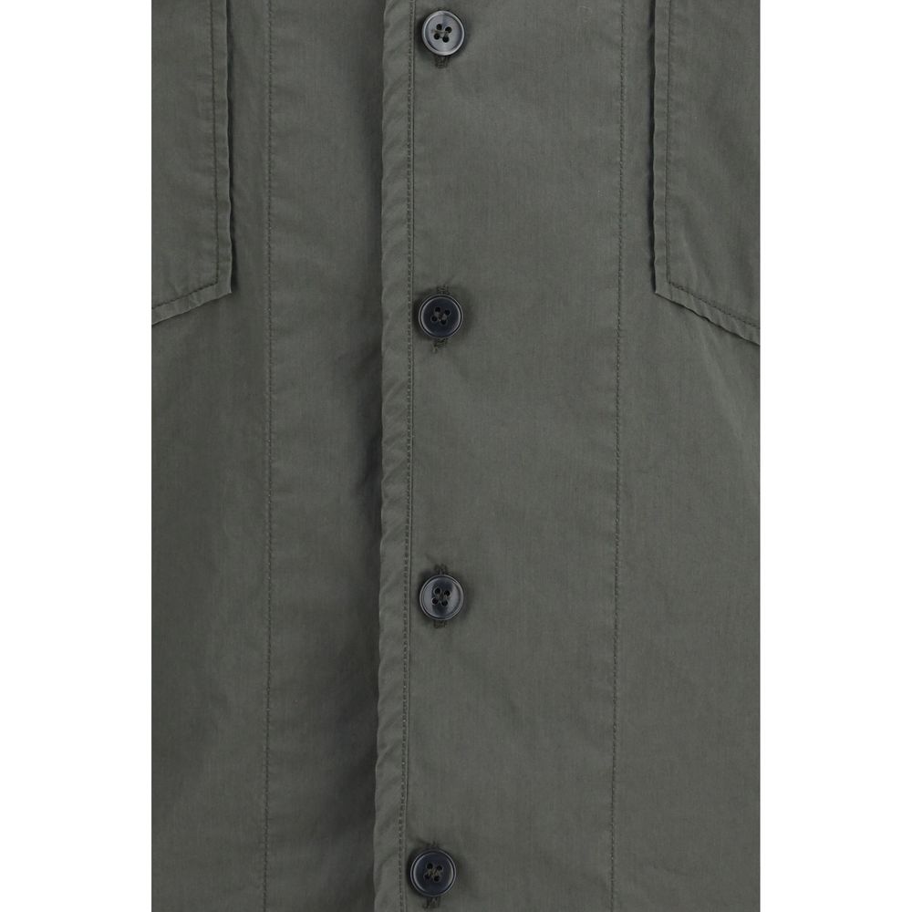 Dolce & Gabbana Gray Cotton Shortsleeve Shirt Dolce & Gabbana
