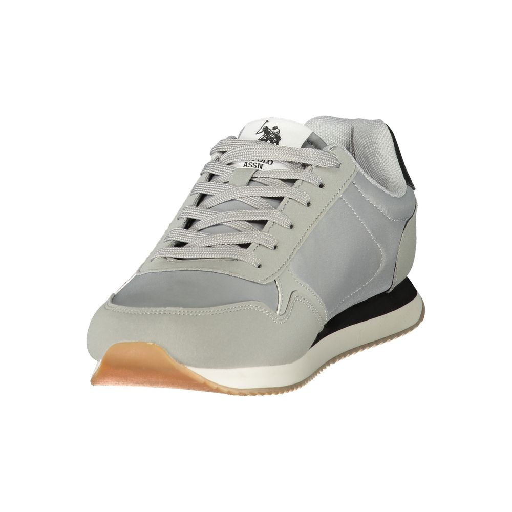 U.S. POLO ASSN. Gray Polyurethane Men's Sneaker U.S. POLO ASSN.