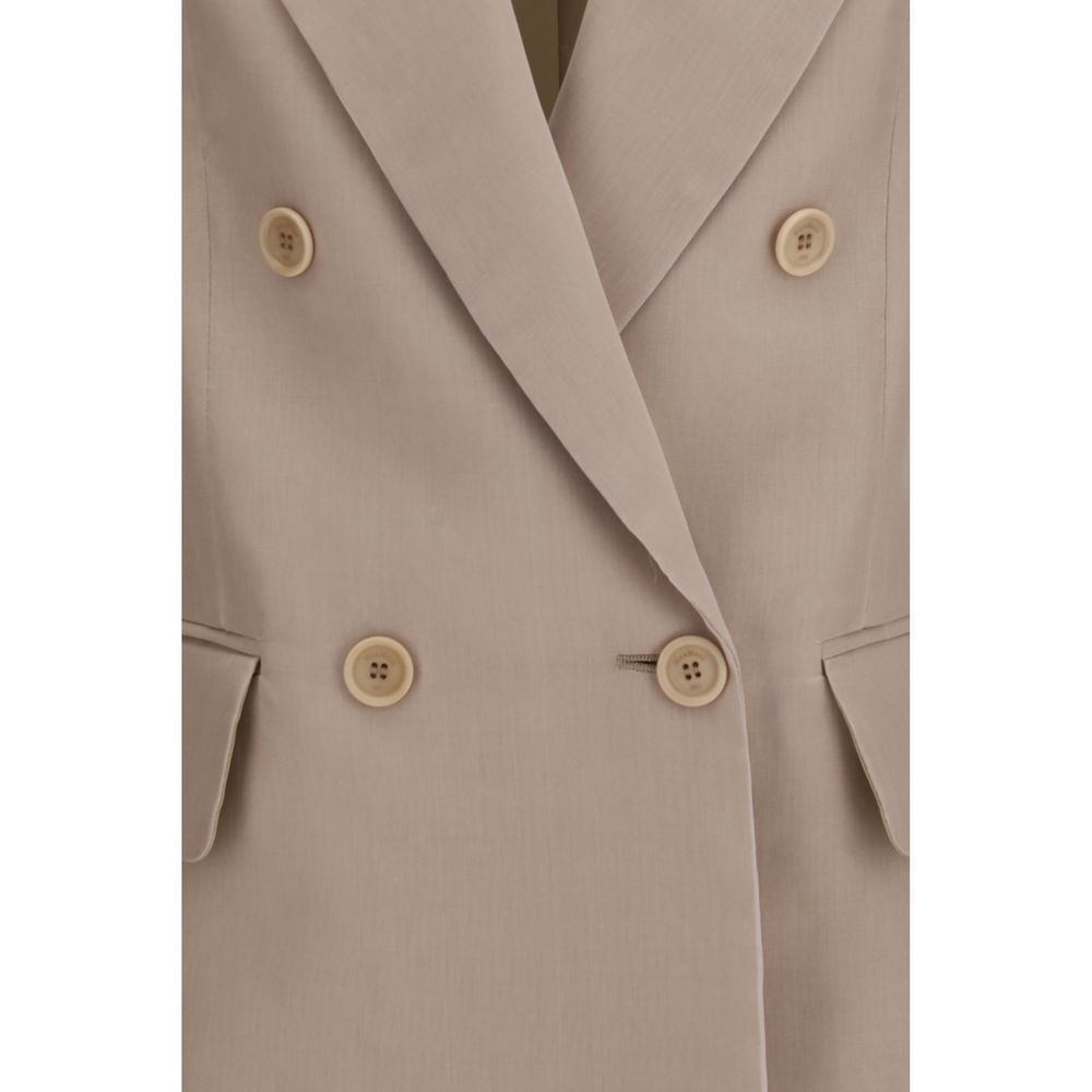Max Mara Beige Silk Clothing Max Mara