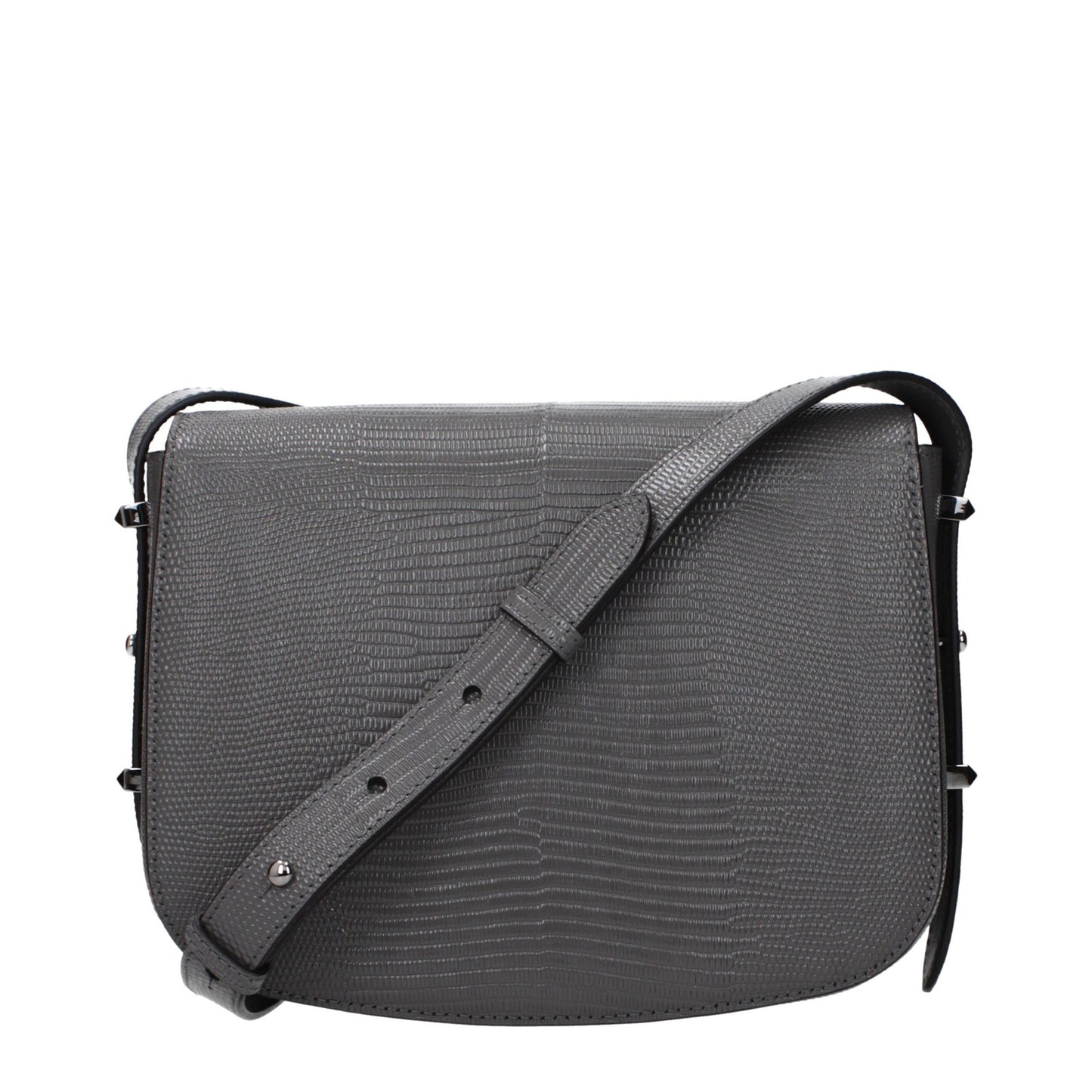 Jimmy Choo Gray Leather Crossbody Bag Jimmy Choo