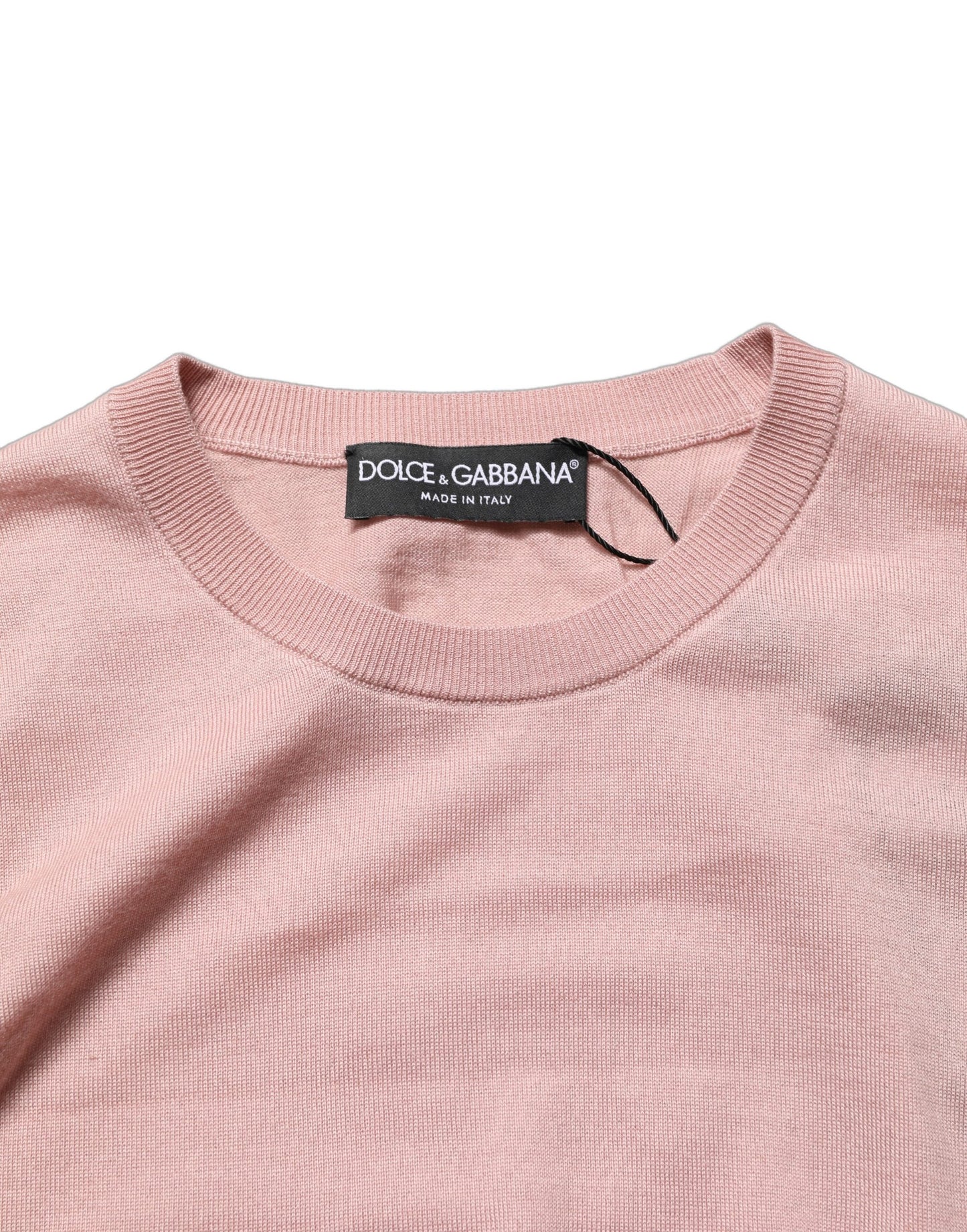 Dolce & Gabbana Pink Sleeveless Cashmere Knitted Tank Top Dolce & Gabbana