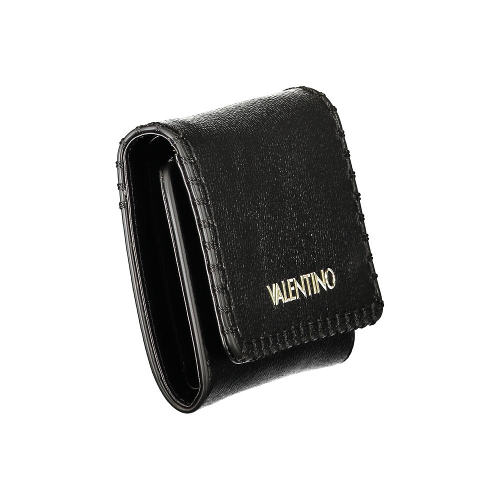 Mario Valentino Black Leather Women's Wallet Mario Valentino