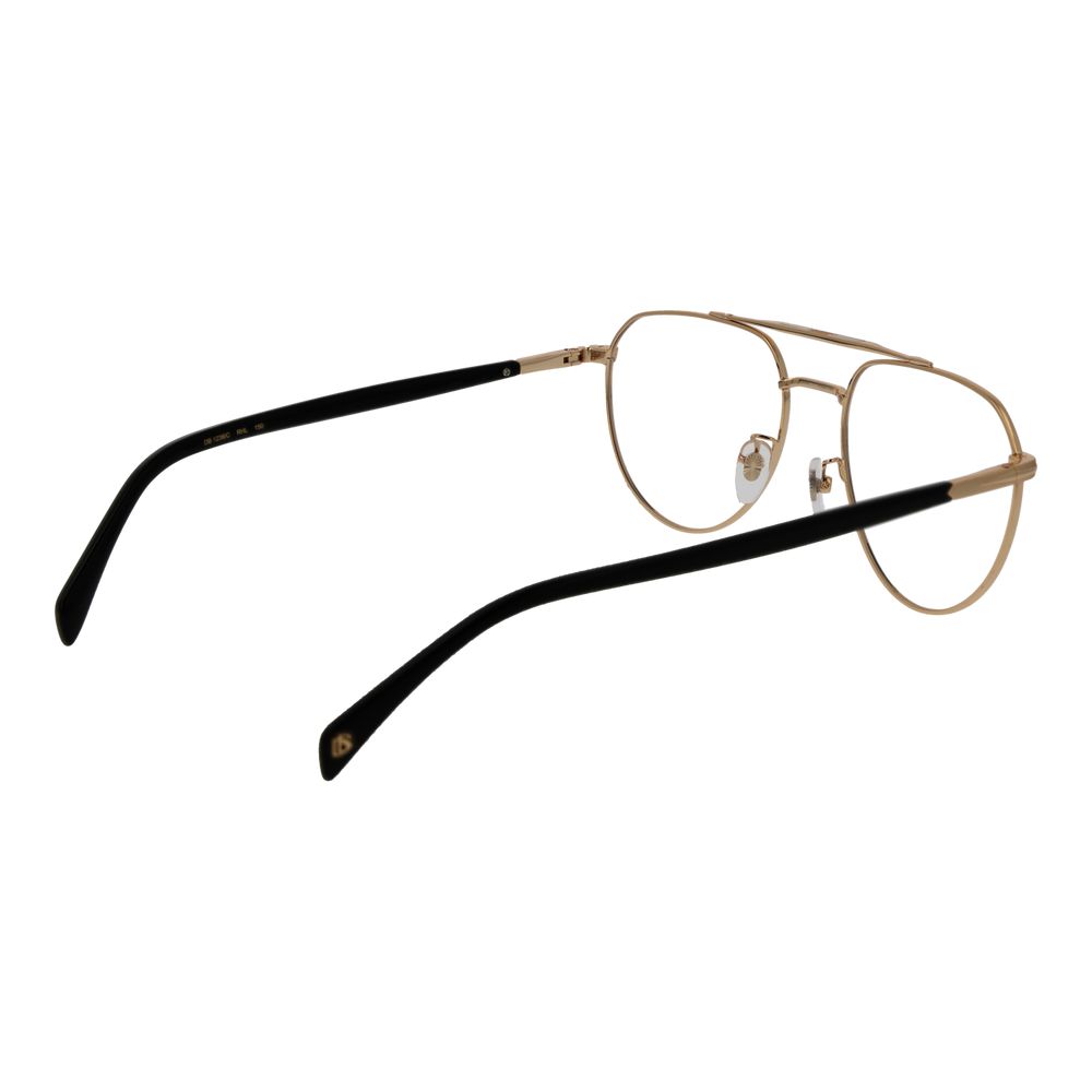 David Beckham Gold Metal Glasses Frames David Beckham