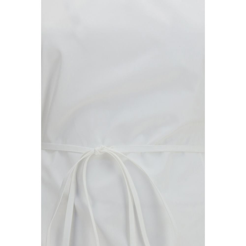 Calvin Klein White Cotton Shortsleeve Shirt Calvin Klein