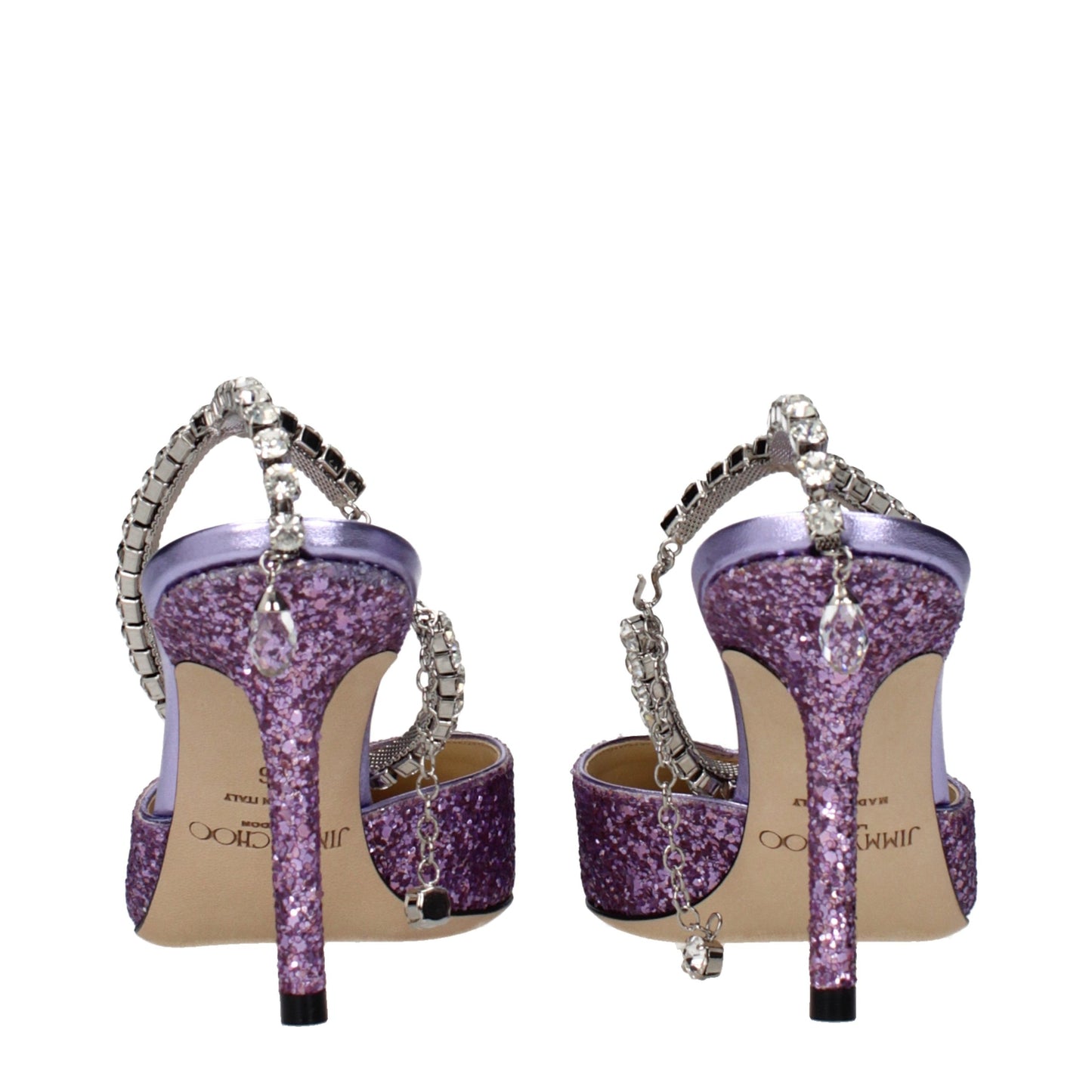 Jimmy Choo Purple Plastic Stiletto Heel Sandals Jimmy Choo