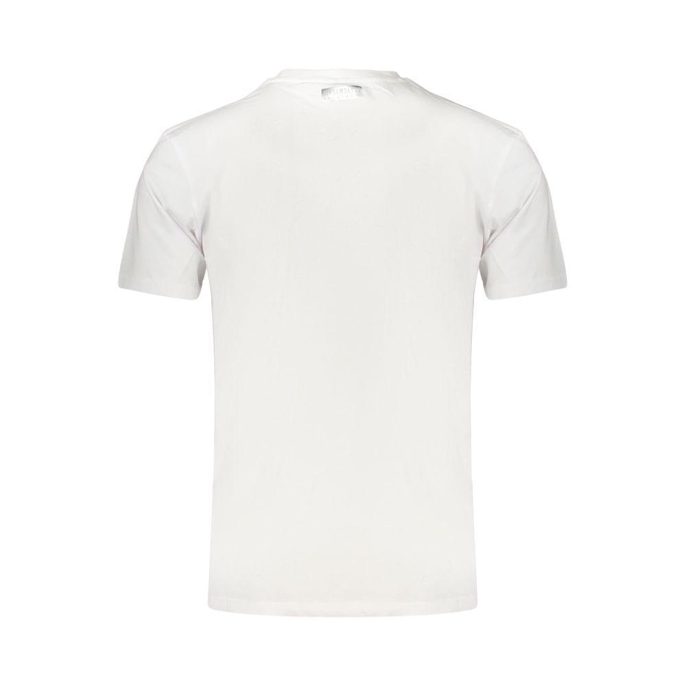 Bikkembergs Bianco Cotton Men T-Shirt Bikkembergs