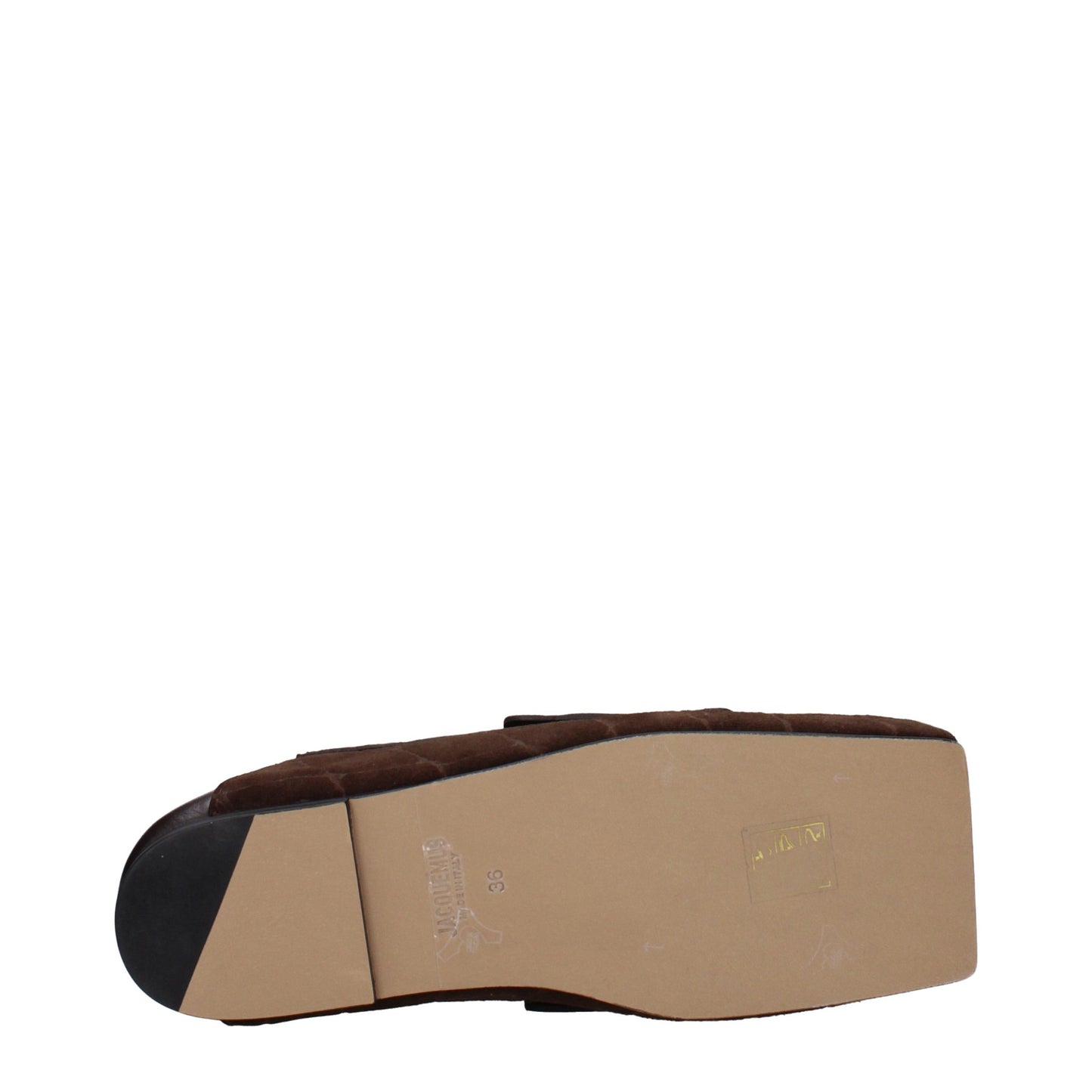 Jacquemus Brown Leather Slip-On Loafers Jacquemus