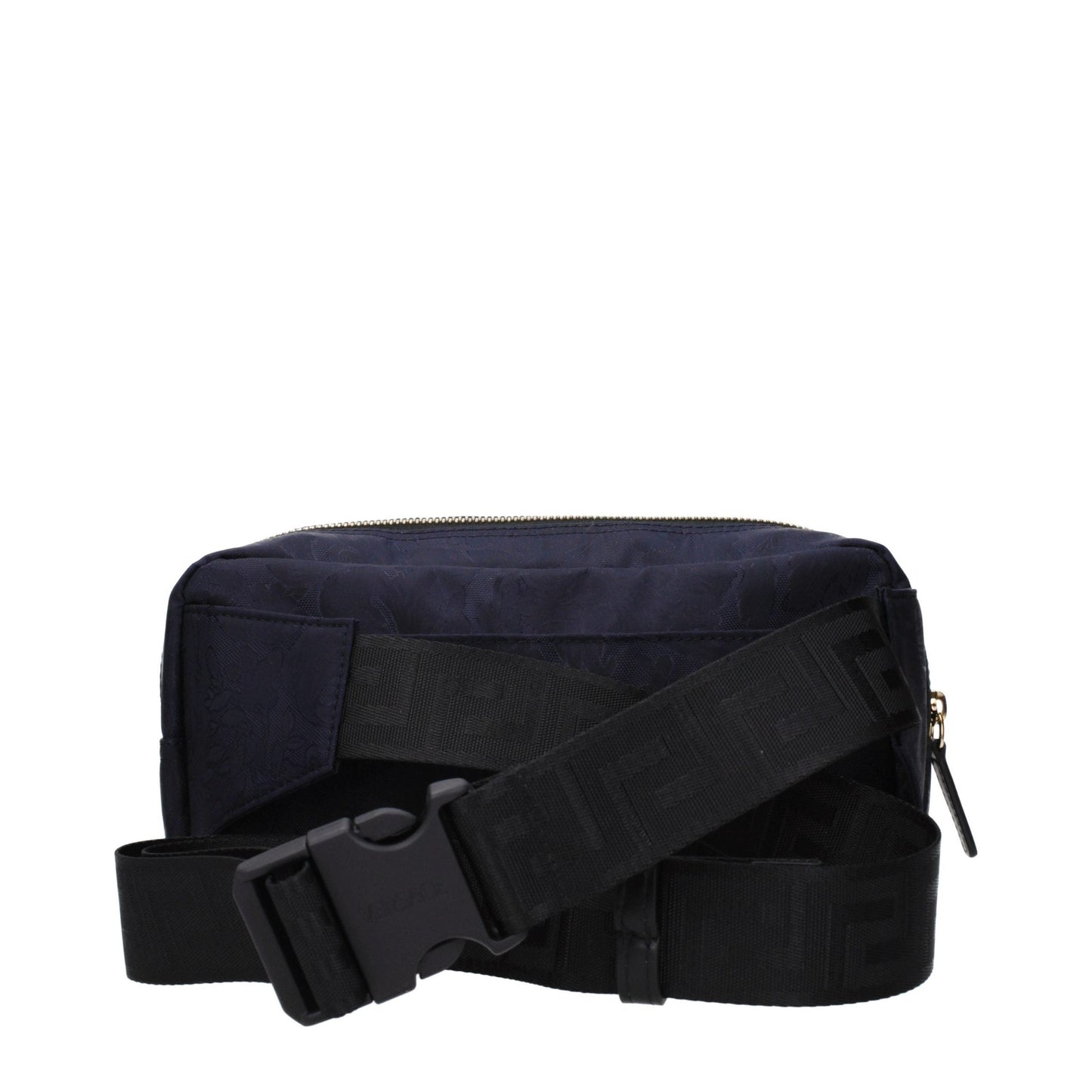 Versace Blue Fabric Backpack Versace