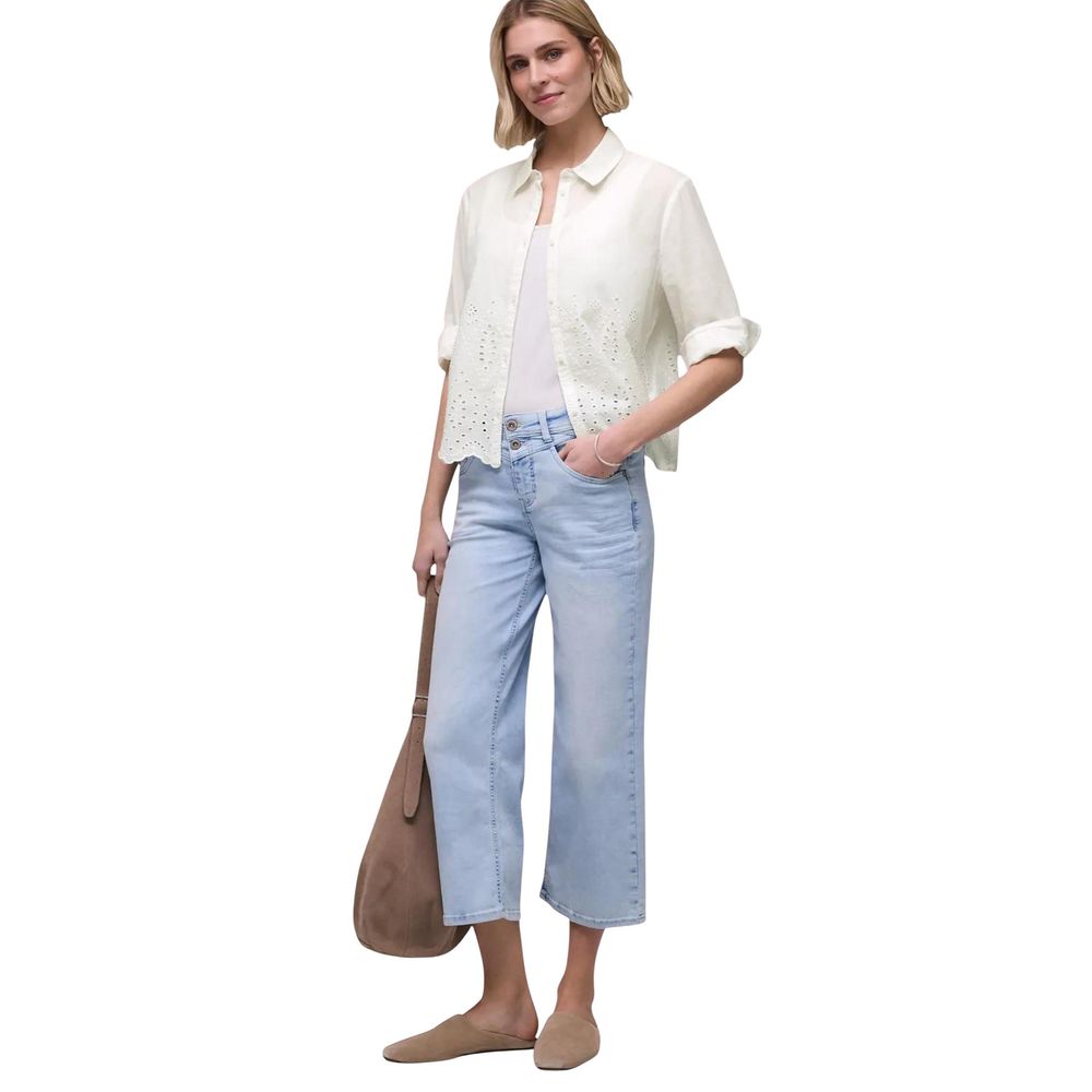 Street One White Cotton Blouse Street One