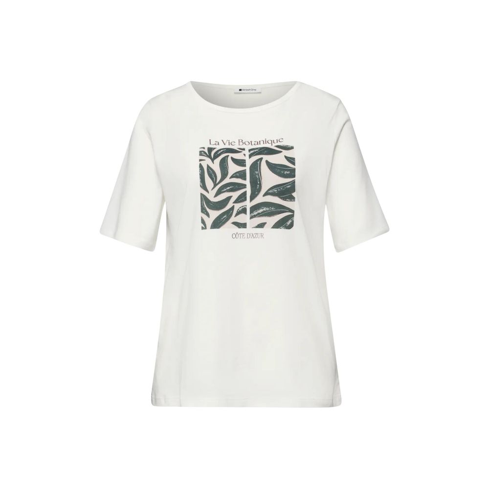 Street One White Cotton T-Shirt Street One