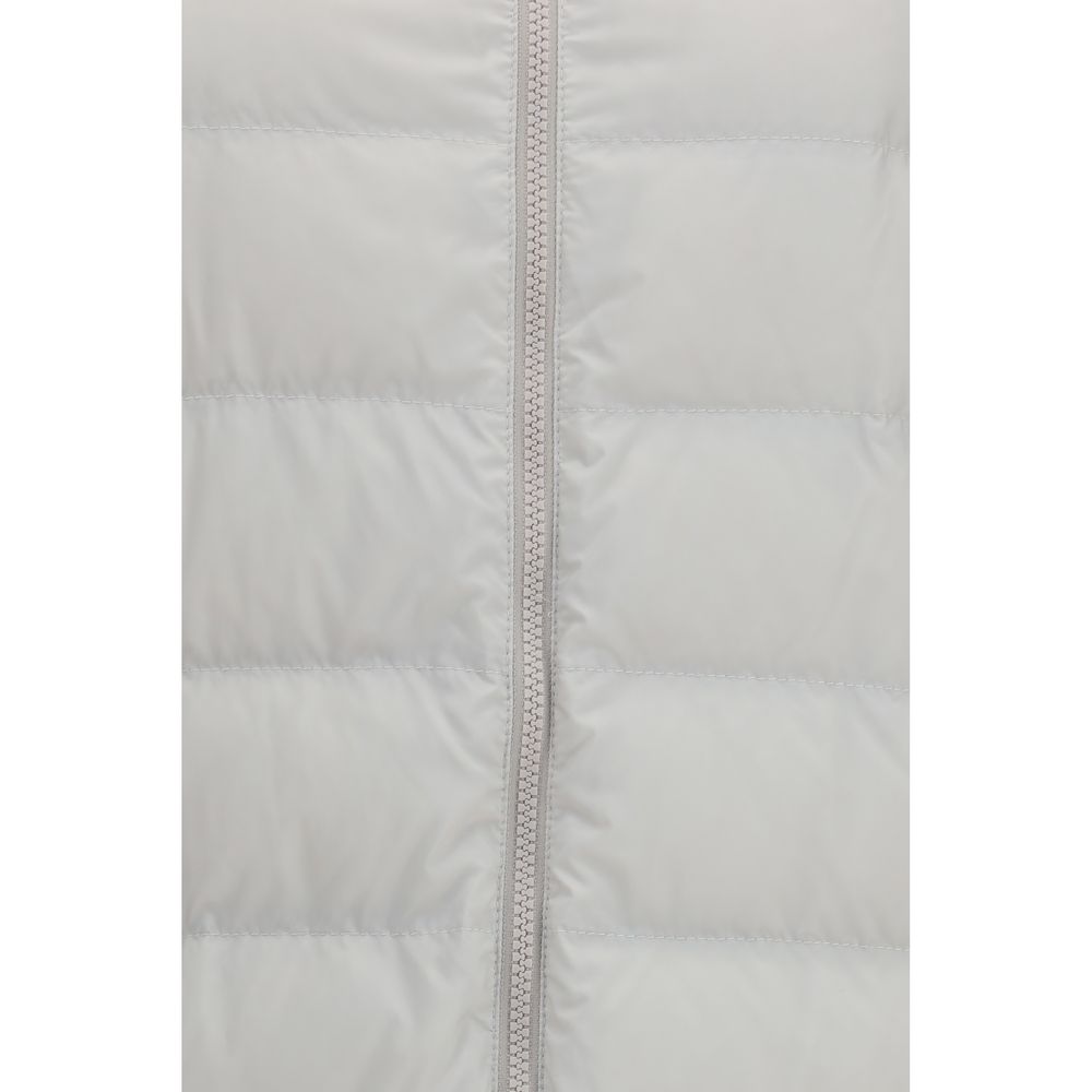 Brunello Cucinelli Gray Polyamide Jacket Brunello Cucinelli